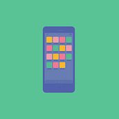 Rotatin 2D Phone. 2D Animation project by Fran Chávez - 06.20.2020