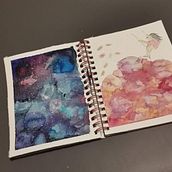 My project in Modern Watercolor Techniques course. Un proyecto de Pintura a la acuarela de kscolumn - 20.06.2020