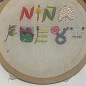 Mi Proyecto del curso: Introducción al bordado en relieve. Embroider project by magoyalee1103 - 06.21.2020