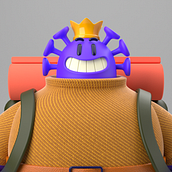 Mr.Covid-19. 3D, and 3D Character Design project by Panop Koonwat - 06.22.2020