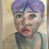 First portrait: Ragnar. Projekt z dziedziny Malowanie akwarelą użytkownika Julie Pearl Matira - 22.06.2020