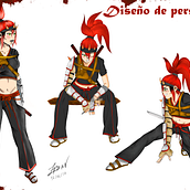 Mi Proyecto del curso: Creación de personajes manga. Akane. Un proyecto de Diseño de personajes de unai1995 - 22.06.2020