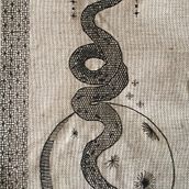 My project in Introduction to Blackwork Embroidery course. Un progetto di Costume design di Agathe Finney - 22.06.2020