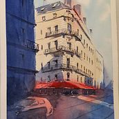My project in Architectural Sketching with Watercolor and Ink course. Watercolor Painting project by Wan Ray - 06.22.2020