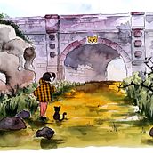 Mi Proyecto del curso: Ilustración en acuarela con influencia japonesa. Un projet de Aquarelle de Agustina Serafin Junyent - 23.06.2020