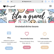 Creación de una web profesional con Wordpress: www.tilaagranel.com. Projekt z dziedziny Web design użytkownika Belén Rodríguez - 23.06.2020