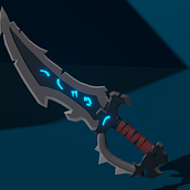 Espada Low Poly Fantasy. 3D, 3D Animation, Game Development, and 3D Modeling project by Alejandro Alvarado Loria - 06.23.2020