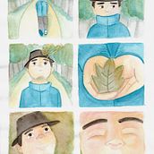Psicología del color: el recuerdo. Traditional illustration project by Constanza Mendoza Alegría - 06.22.2020
