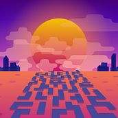 Landscapes vector. Digital Drawing, Graphic Design, Traditional illustration, and Vector Illustration project by Lucas Ruiz-Calero Fernández - 06.23.2020