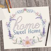 Home Sweet Home · Proyecto de ilustración en acuarela.. Un proyecto de Diseño e Ilustración tradicional de Angela B - 24.06.2020