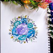 Mi Proyecto del curso: Creación de paletas de color con acuarela. Watercolor Painting project by Sharon Carrillo - 06.23.2020