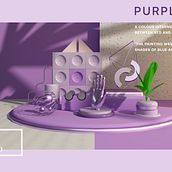 My project in Abstract Compositions with Cinema 4D course & Purple Project. Un progetto di Progettazione 3D di Vasilis Chatzopoulos - 24.06.2020