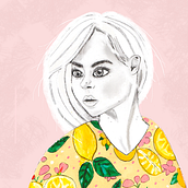 Mi Proyecto del curso: Retrato con lápiz, técnicas de color y Photoshop. Projekt z dziedziny Kreat, wność, Portret, Trad, c i jna ilustracja użytkownika Mujer Marrona - 24.06.2020