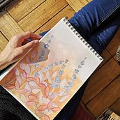 Mi Proyecto del curso: Técnicas de acuarela en negativo para ilustración botánica. Un progetto di Pittura ad acquerello di Paulina Aravena - 24.06.2020