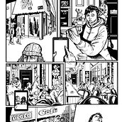 Mi Proyecto del curso: El cómic de superhéroes: narrativa y realización gráfica. Comic project by Cristián Valverde - 06.25.2020