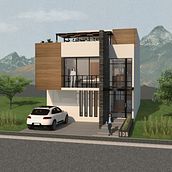 Mi Proyecto del curso: Representación gráfica de proyectos arquitectónicos. Architecture, Collage, and 3D Modeling project by bhausmx - 06.25.2020