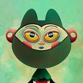My Procreate Pocket Monster . 2D Animation, and 3D Animation project by Gregory Horvitz - 06.25.2020