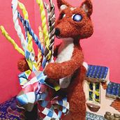 Mi Proyecto del curso: Needle felting: creación de personajes con lana y aguja. Arts, Crafts, and DIY project by Marcos Cristian Meneses Cornejo - 06.24.2020