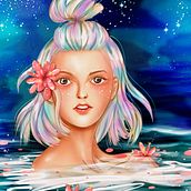 My project in Digital Fantasy Portraits with Photoshop course. Un projet de Dessin numérique de tkw12386 - 25.06.2020