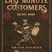Proyecto final: Last Minute Customers en concierto. Un progetto di Design di poster  di Elena M. - 25.06.2020