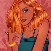 My project in Female Character Portraits in Procreate course. Traditional illustration project by nush - 06.25.2020