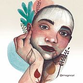 Retrato ilustrado en acuarela. Watercolor Painting project by Carlos Dominguez - 06.25.2020