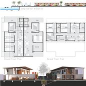 University Housing Project . Un progetto di Architettura e Architettura d'interni di Ana Maria Ledezma Cano - 26.06.2020