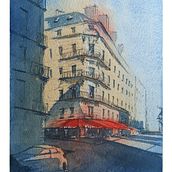 Ray's Watercolor practice . Watercolor Painting project by Wan Ray - 06.26.2020