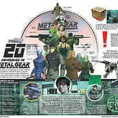 Metal Gear Solid Collage. Collage, Infographics, and Video Games project by Esteban Esquivel - 09.17.2018