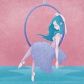 Lyra Girl. Digital Illustration project by Sharon Krisanovski - 06.27.2020