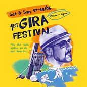 Gira Festival . Pencil Drawing, Poster Design, Graphic Design, Social Media Design, and Traditional illustration project by Eva Caldas - 06.27.2017
