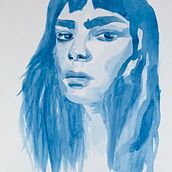 Mi Proyecto del curso: Retrato artístico en acuarela. Watercolor Painting project by Edith Aros - 06.27.2020
