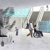 My project in Architectural Visualization Using Digital Collage course. Architectural Illustration project by wanyunzhang - 06.28.2020