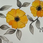 Modern water colour : Botanical series. Watercolor Painting project by Puteri Abdul-Rahman - 06.28.2020