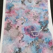 Galaxia . Un projet de Aquarelle de Camila B - 28.06.2020