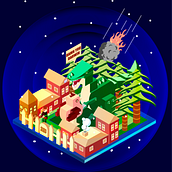 Mi Proyecto del curso: Ilustración vectorial isométrica desde cero. Traditional illustration project by Maria De La Paz - 06.28.2020