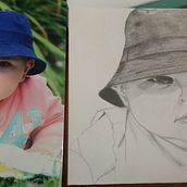 Retrato. Realistic Drawing project by VALERIA CERUTTI - 06.29.2020