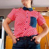 Mi Proyecto del curso: Corte y confección: diseña tu propia camisa Ein Projekt aus dem Bereich Nähen von Azul Cooper - 29.06.2020