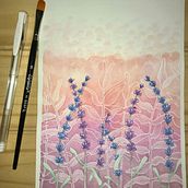 Mi Proyecto del curso: Técnicas de acuarela en negativo para ilustración botánica. Watercolor Painting project by Maria Jose - 07.10.2020