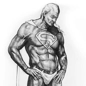 Mi Proyecto del curso: Ilustración para cómics: anatomía de un superhéroe. Traditional illustration, Character Design, Comic, Pencil Drawing, and Figure Drawing project by alejof_07 - 06.29.2020