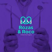 Rozas&Roco Odontología: Creación de un logotipo original desde cero. Un progetto di Br, ing, Br, identit, Design, Design di loghi, Graphic design, Comunicazione, Creatività e Pubblicità di Jose Mendez - 04.07.2020