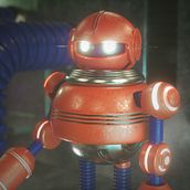 Robot in Aaron's Style. Een project van 3D van Alberto Álvarez - 29.06.2020