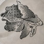 Mi Proyecto del curso: Introducción al bordado en blackwork. Un progetto di Ricamo di agueda_77 - 29.06.2020