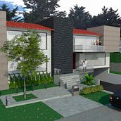 Casa del árbol . Un proyecto de 3D, Arquitectura, Arquitectura digital, Diseño de interiores y Modelado 3D de Jesse Rojas Rodríguez - 10.08.2017