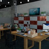 Oficinas para Swisslog . Un proyecto de 3D, Arquitectura y Diseño de interiores de Jesse Rojas Rodríguez - 23.07.2018
