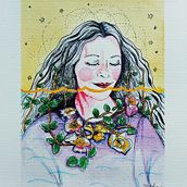 MUJERES QUE EMERGEN DEL AGUA . Arte plastice de Patricia San José Torga - 06.29.2020