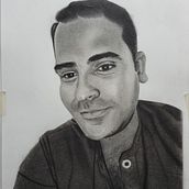 Autoretrato. Fine Arts, Drawing, Pencil Drawing, Portrait Drawing, and Realistic Drawing project by Isaac Osorio Castillo - 06.30.2020