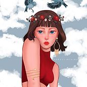 Mi Proyecto del curso: Retratos digitales de fantasía con Photoshop Ein Projekt aus dem Bereich Bildende Künste, Zeichnung, Digitale Zeichnung, Grafikdesign, Traditionelle Illustration, Digitale Illustration, Multimedia, Digitale Malerei und Fotoretuschierung von Samuel González Medina - 30.06.2020