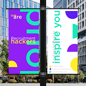 Recruitment Hackers Branding . % Carlos Ávila tarafından hazırlanan Markalaşma ve Kimlik projesi - 06.30.2020