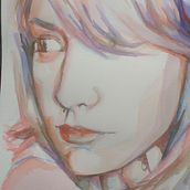 Mi Proyecto del curso: Retrato artístico en acuarela. Een project van Aquarelschilderen,  Beeldende kunst, Schilderij y  Portrettekening van Irene San Vicente - 30.06.2020